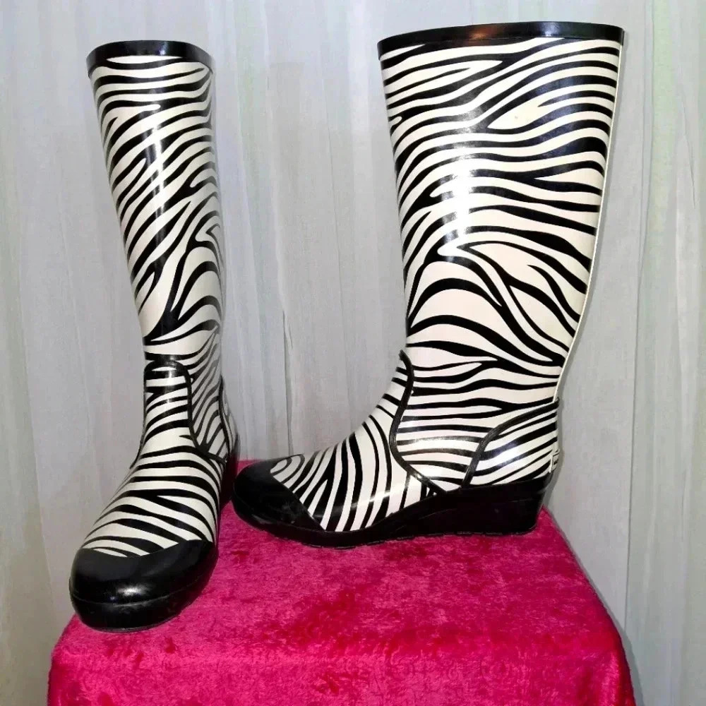 Michael Kors  wedge rain boots